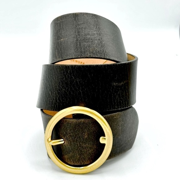Talbots Leather Belt with Brass Buckle, Style number 6125, Made in the US, Small - Picture 6 of 14